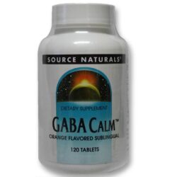 Source Naturals GABA Calm Sublingual: Alívio Natural para Estresse e Ansiedade no Brasil - 120 Tabletes