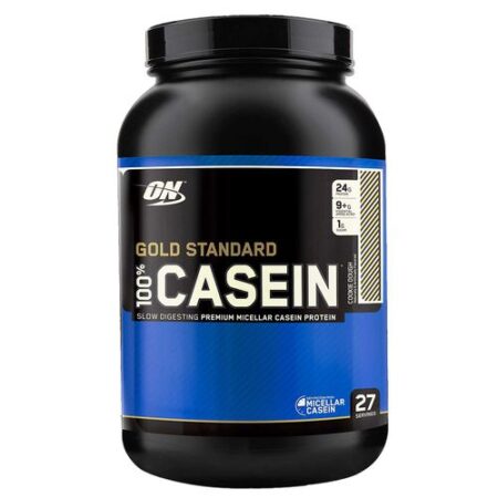 100% Caseína Gold Standard Optimum Nutrition Biscoitos N Cream 2 lbs/ 907 gr