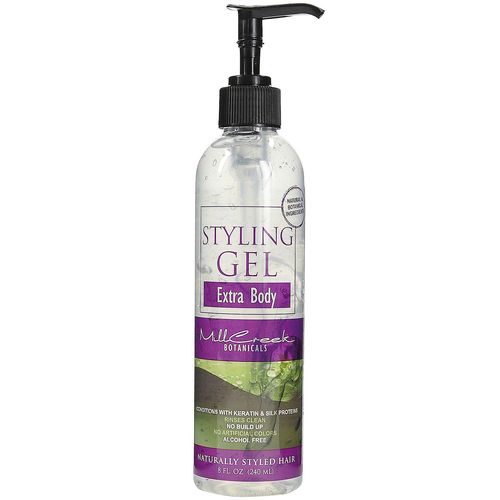 Mill Creek Gel Para Cabelo Extra Fixação - 240ml (8 fl oz) - Penteados Firmes e Duradouros