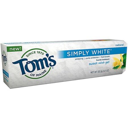 Tom's of Maine, Simply White® - Creme Dental Branqueador e com Fluor - 133g