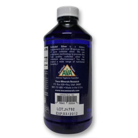 Trace Minerals Research Prata Coloidal 30 ppm 237 ml - Suporte Imunológico e Bem-Estar - Imagem 3
