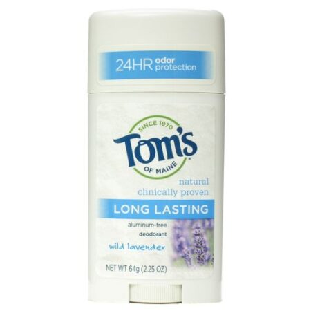 Tom's of Maine, Desodorante Stick Natural Longa Duração, Lavanda - 64 g