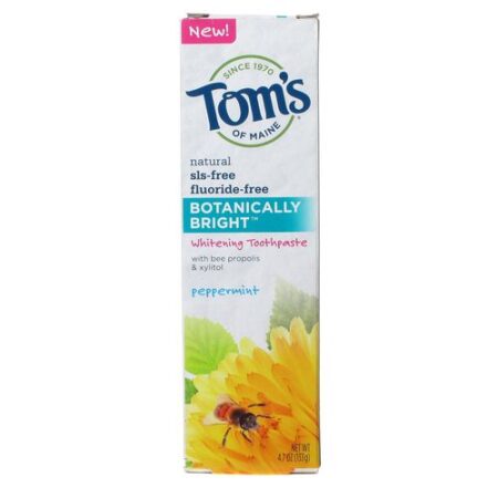 Tom's of Maine, Creme Dental Clareador - Botanically Bright™ - 4.7 oz (133g)