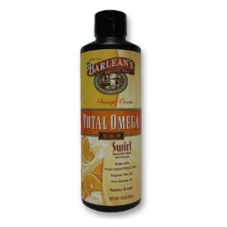 Barlean's Orgânico Turbilhão de Ômega Total 454g - Sabor Creme de Laranja