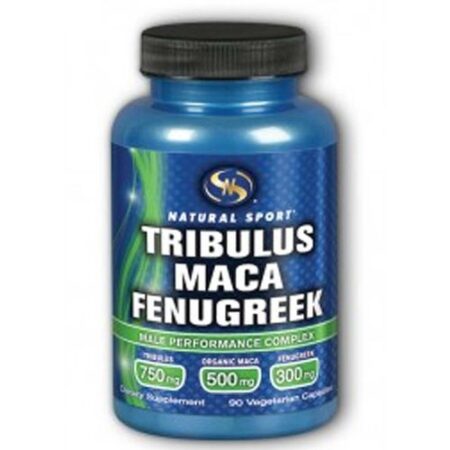 Natural Sport, Tribulus, Maca, Fenacho - 90 Cápsulas Vegetarianas