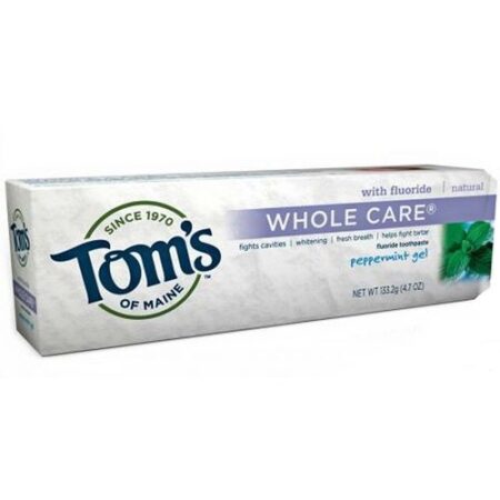 Tom's of Maine, Creme Dental com Flúor Cuidado Total, Hortelã-Pimenta - 133 g