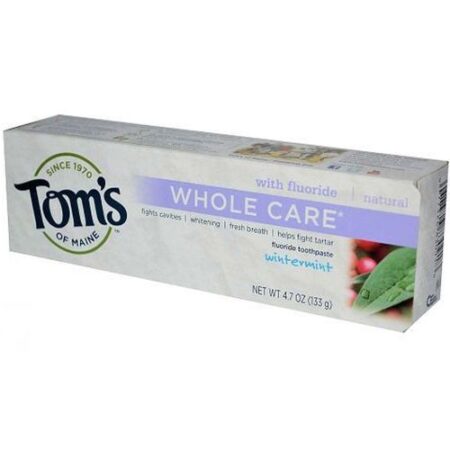 Tom's of Maine, Creme Dental Com Flúor Cuidados Totais, Menta Refrescante - 133 g (4,7 oz)