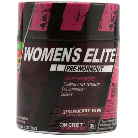 Con-Cret, Pré-Treino Elite Feminina, Kiwi e Morango - 36 Porções (1.4 oz)