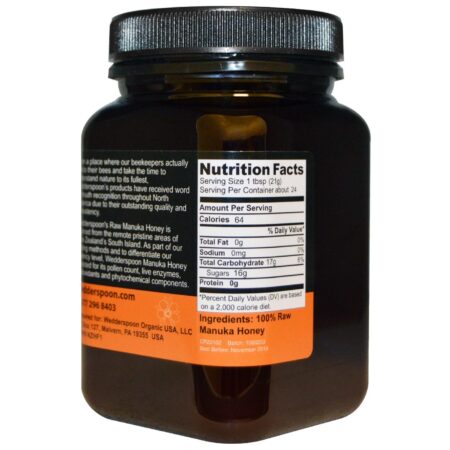 Wedderspoon® Organic, Mel Manuka100% Integral KFactor™ 16 - 500 g - Image 2