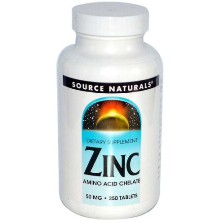 Source Naturals, Zinco - 250 Tabletes