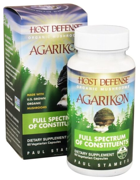 Suporte de Agarikon Vitality - Cápsulas vegetarianas 60 Host Defense