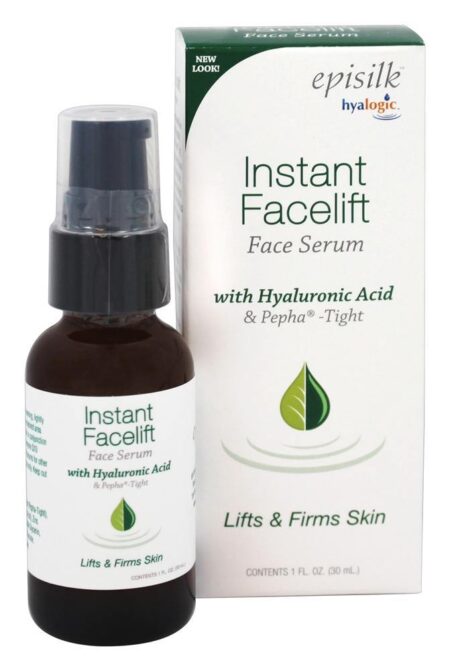 Episilk Instante Facelift Face Soro com Hialurônico ácido & Pepha-Apertado - 1 fl. oz. Hyalogic