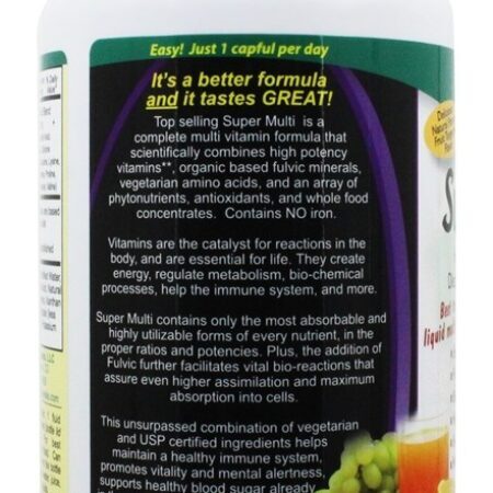 Super Multi Multivitamínico Líquido Sabor Natural de Maracujá - 32 fl. oz. Vital Earth - Imagem 4
