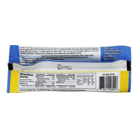 Proteína - 2.65 oz. Organic Food Bar - Image 3