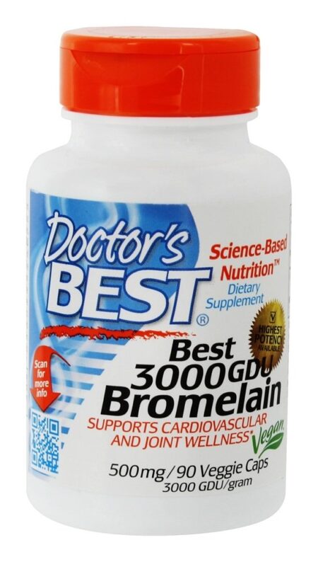 3000 Bromelain do GDU 500 mg . - Cápsulas vegetarianas 90 Doctor's Best