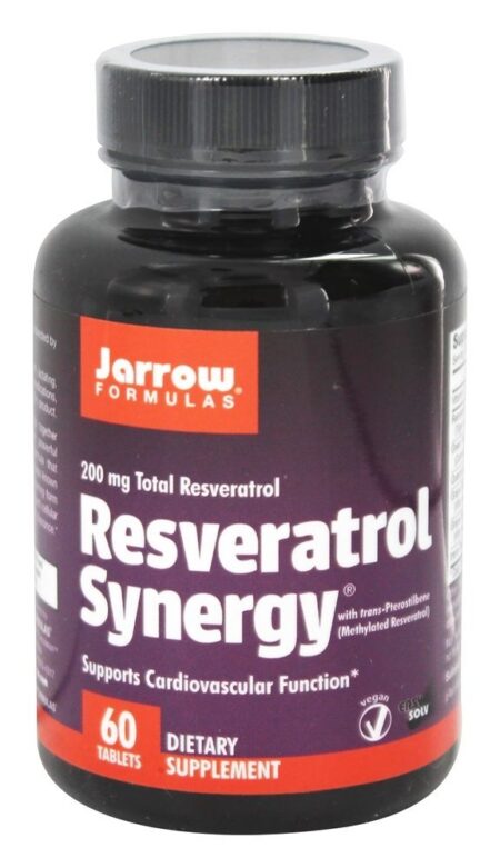 Resveratrol Synergy 200 mg. - 60 comprimido (s) com pterostilbeno Jarrow Formulas