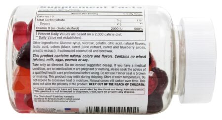 Vitamina D Vitaminas Gomosas Adultas 2000 IU - 75 Gummies Nutrition Now - Image 3