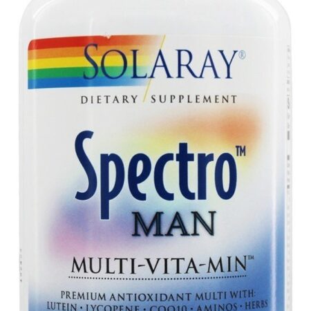 Spectro Man Multivitamínico Para Homens – Cápsulas 120 Solaray — foto 1 Spectro Man Multivitamínico Para Homens – Cápsulas 120 Solaray — foto 1