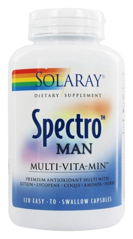 Spectro Man Multivitamínico Para Homens - Cápsulas 120 Solaray