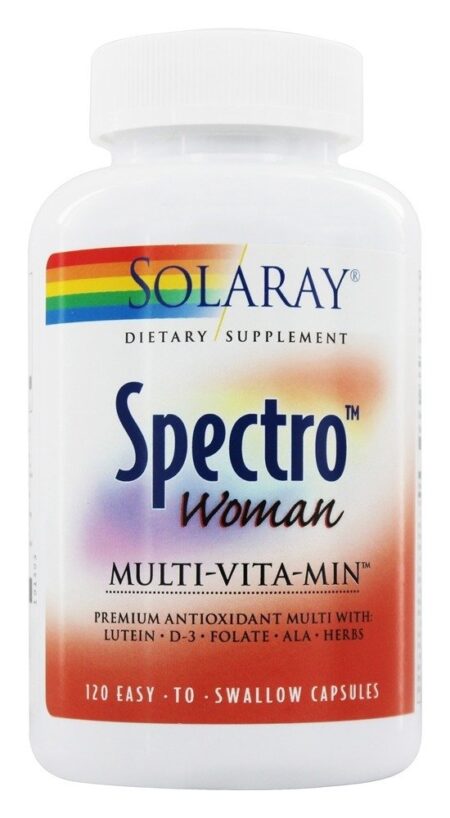 Spectro Woman Multivitamínico Para Mulheres - Cápsulas 120 Solaray