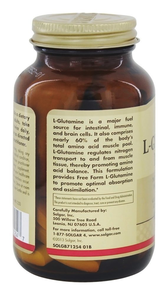 L-Glutamina 1000 mg. - 60 Tablets Solgar - Imagem 4