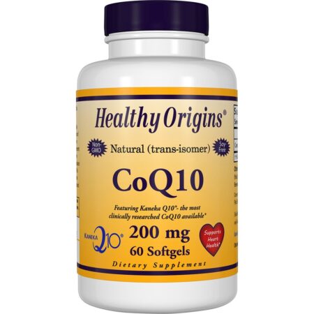 CoQ10 Kaneka Q10 200 mg. - 60 Softgels Healthy Origins