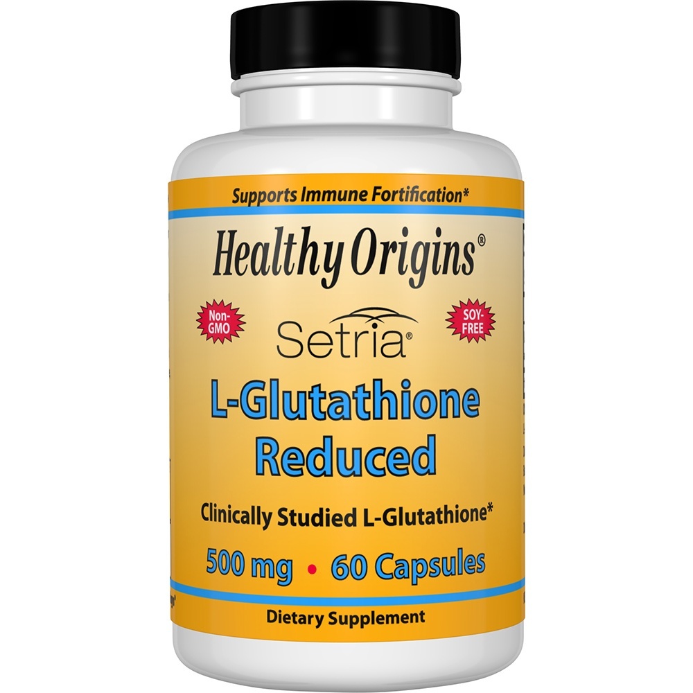Setria L-Glutationa Reduzida 500 mg. - Cápsulas 60 Healthy Origins