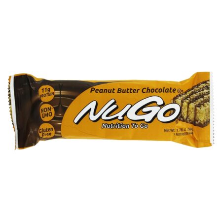 Para Ir Proteína Bar Amendoim Manteiga Chocolate - 1.76 oz. NuGo Nutrition