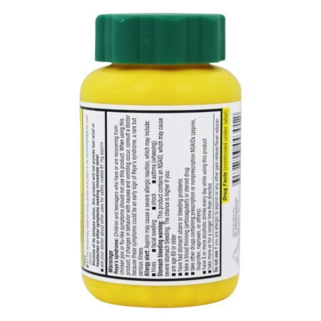 Aspirina Analgésico para Adultos de Baixa Potência 81 mg. - 300 Comprimidos com Life Extension entérico Life Extension - Imagem 3
