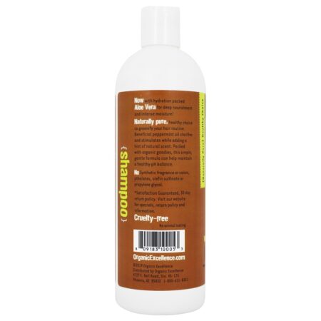 Shampoo Revitalizante para Terapia Capilar Menta Selvagem - 16 fl. oz. Organic Excellence - Image 3