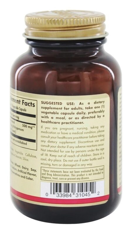 Resveratrol 500 mg. - Cápsulas vegetarianas 30 Solgar - Image 3