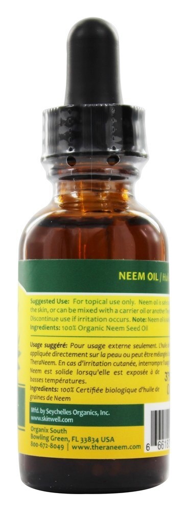Theraneem Organix Neem óleo Huile De Neem - 1 fl. oz. Organix South - Imagem 2