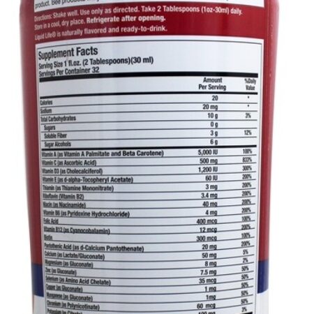 Liquid Life Super Mistura Multivitamínica Sabor de Frutas - 32 fl. oz. All One - Imagem 2