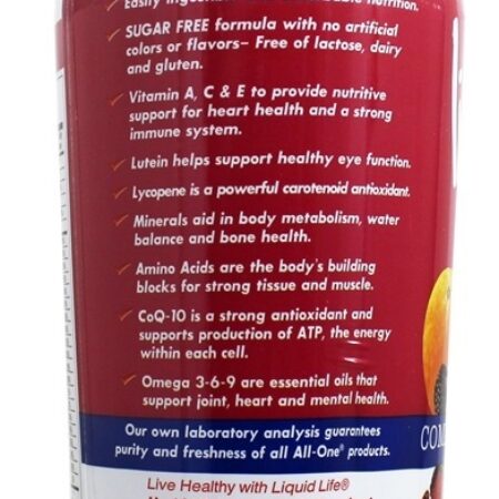 Liquid Life Super Mistura Multivitamínica Sabor de Frutas - 32 fl. oz. All One - Imagem 3