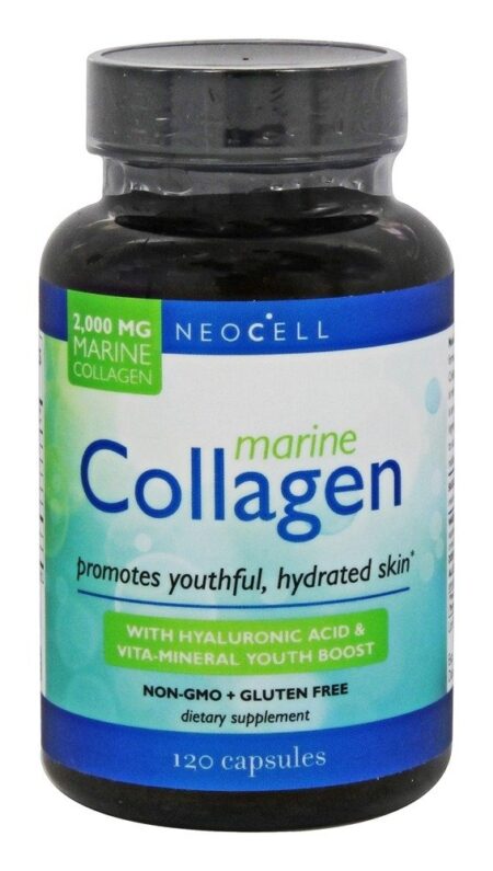 Colágeno Marinho com Ácido Hialurônico e Vita-Mineral para Juventude em Cápsulas de 2000 mg. - Cápsulas 120 NeoCell