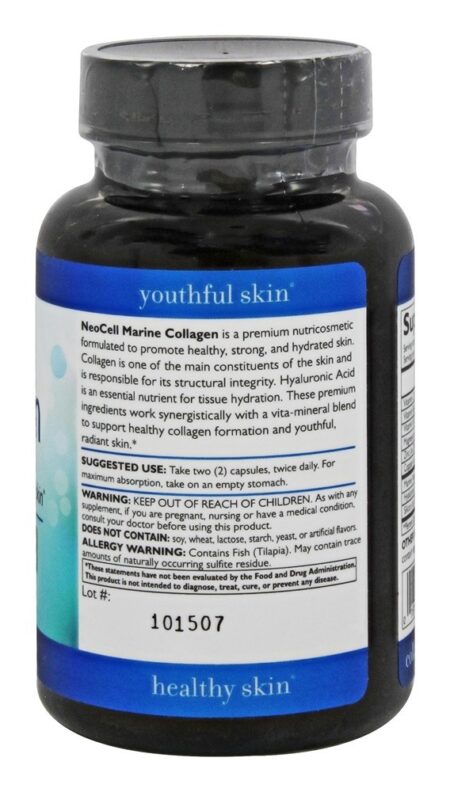 Colágeno Marinho com Ácido Hialurônico e Vita-Mineral para Juventude em Cápsulas de 2000 mg. - Cápsulas 120 NeoCell - Image 3