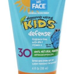 Loção Sunblock Mineral Natural para Crianças Frangrance-Free 30 SPF - 4 fl. oz. Kiss My Face