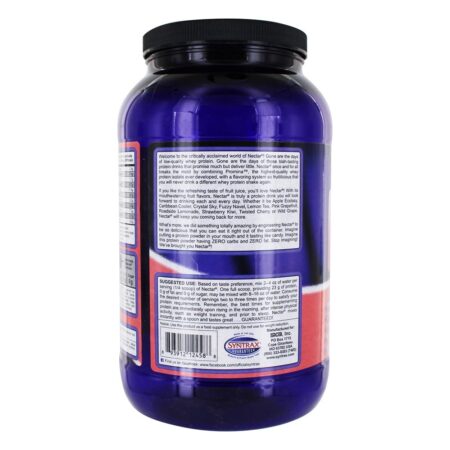 Néctar Soro de leite coalhado Proteína Isolar Rosa Toranja - 2 lbs. Syntrax - Image 3