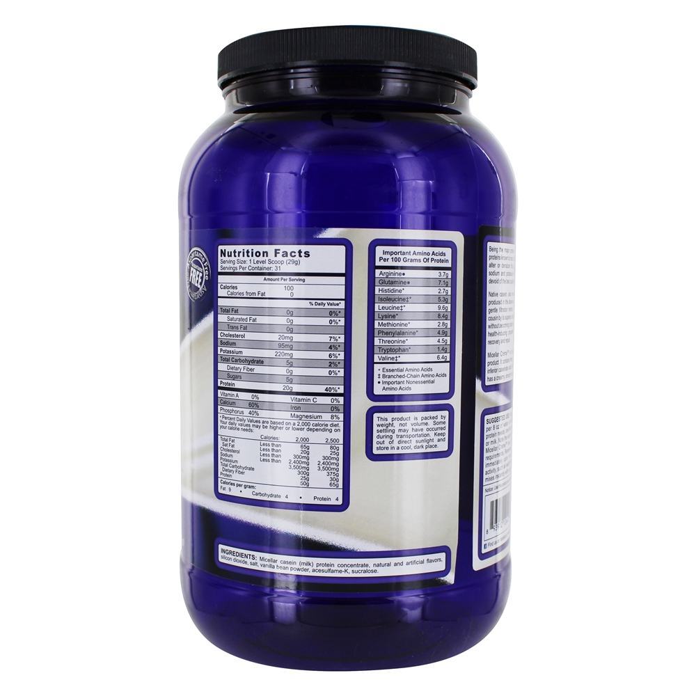 Micellar Creme Caseína Baunilha Batido - 2 lbs. Syntrax - Imagem 2