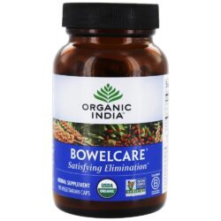 Eliminação satisfatória de Bowelcare - Cápsulas vegetarianas 90 Organic India