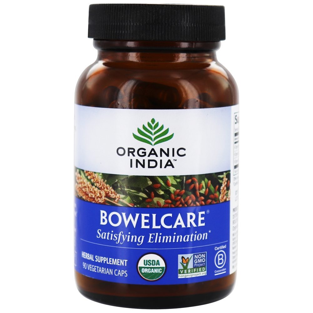 Eliminação satisfatória de Bowelcare - Cápsulas vegetarianas 90 Organic India