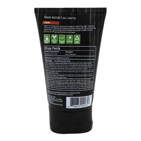 Carvão vegetal Blackhead Eliminator Face Scrub - 4.2 fl. oz. Every Man Jack - Imagem 2