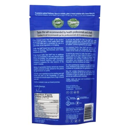 Terra fina do saco Resealable da mistura mineral vital - 8 oz. Celtic Sea Salt - Image 2