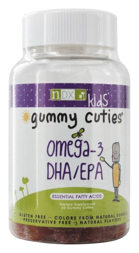 Gomoso Cuties Crianças Omega-3 DHA/EPA - 60 Gummies Natural Dynamix