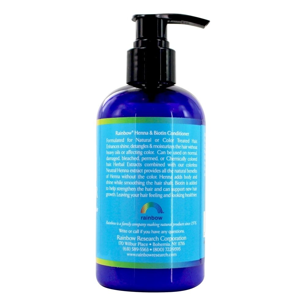 Condicionador Herbal e Biotina - 8 fl. oz. Rainbow Research - Imagem 3