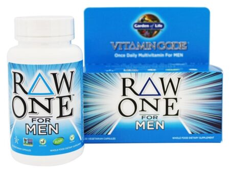 Código da vitamina RAW One Multi For Men - Cápsulas vegetarianas 30 Garden of Life