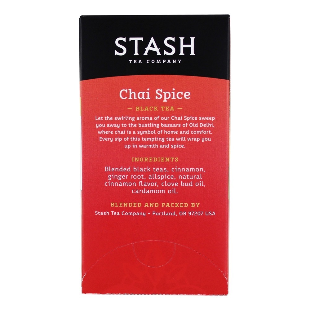Chai Spice Chá Preto - 20 Saquinhos de Chá Stash Tea - Imagem 2