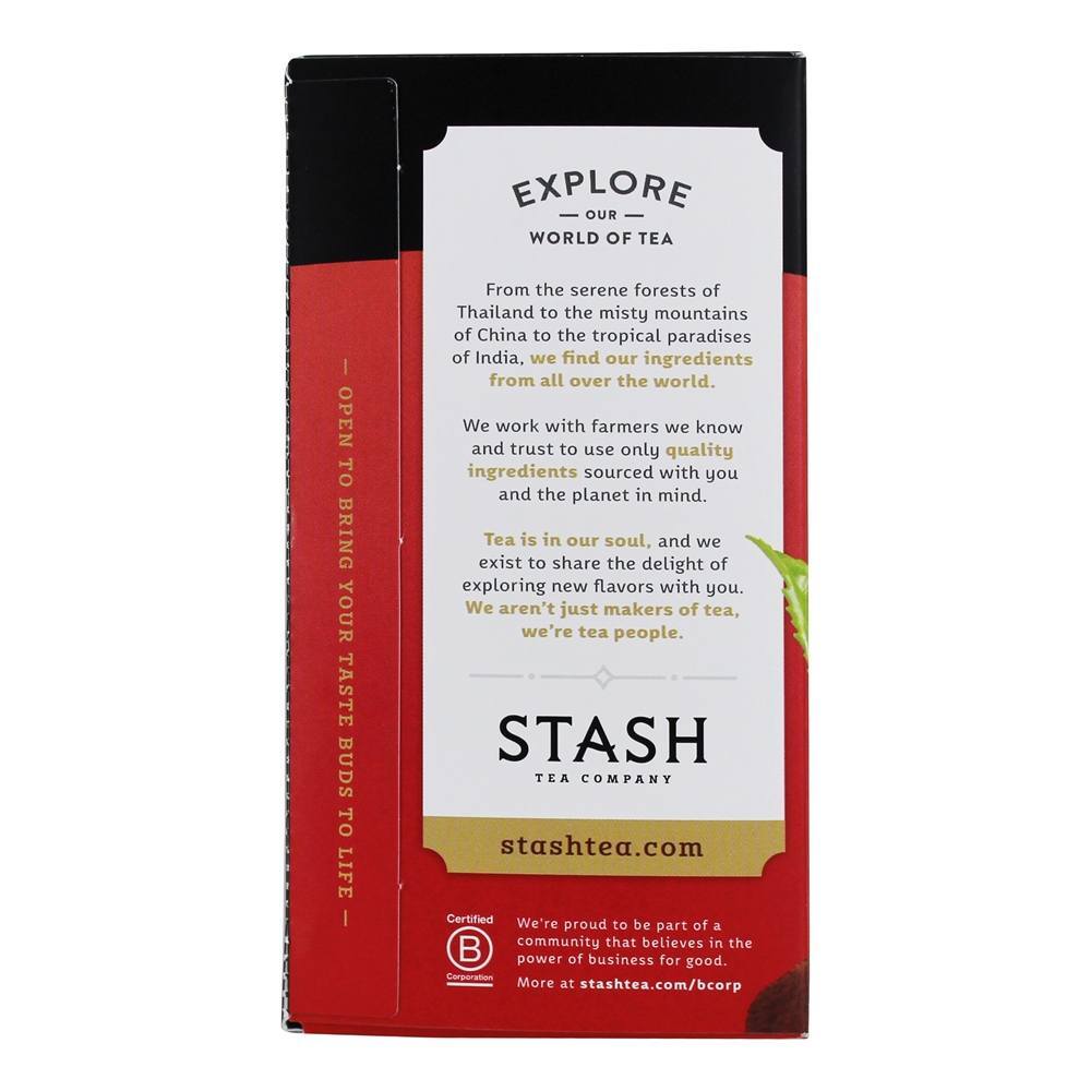 Chai Spice Chá Preto - 20 Saquinhos de Chá Stash Tea - Imagem 3