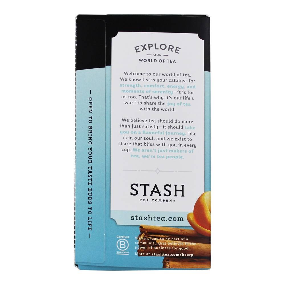 Chá de ervas de especiarias de alcaçuz sem cafeína - 20 Saquinhos de Chá Stash Tea - Imagem 3