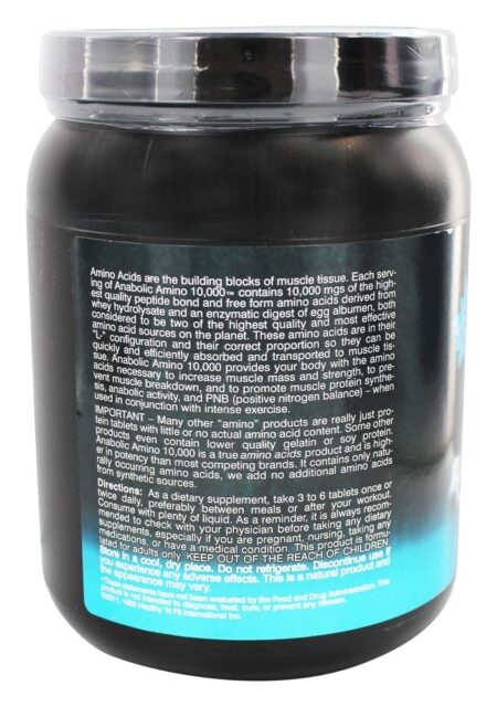 Amino anabolizante 10000 - 360 Tablets Healthy N' Fit - Image 3